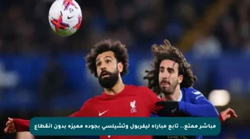 مباشر ممتع.. تابع مباراة ليفربول وتشيلسي بجودة مميزة بدون انقطاع